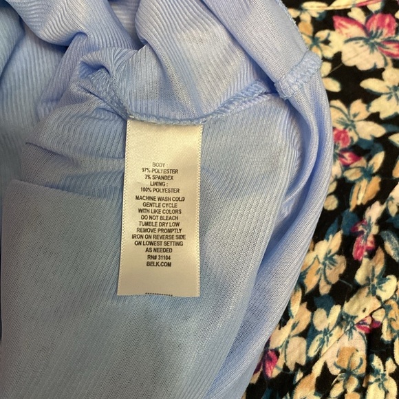 Women’s Kim Roger’s Curvy 2X Top Blue Green Color Summer Wear - Picture 6 of 6